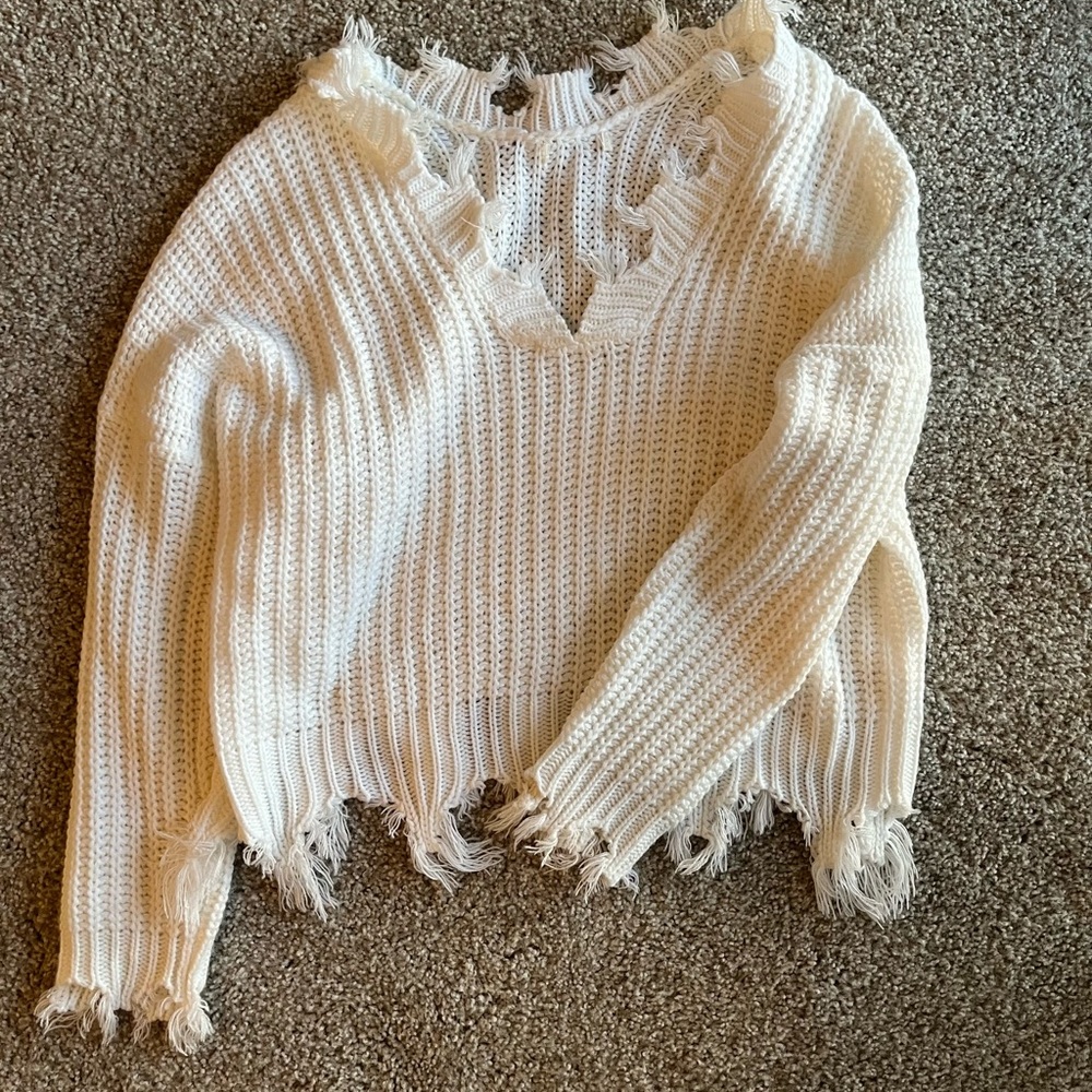 White sweater